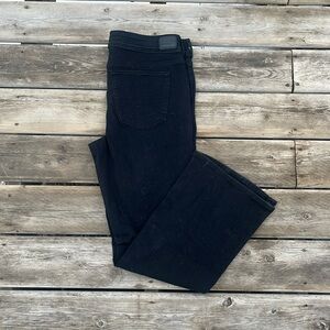American Eagle Next Level Stretch Kick Boot Onyx Black Low Rise Jeans Size18 34w
